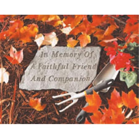 Kay Berry - Inc. In Memory Of A Faithful Friend And Companion - Memorial - 14.5 Inches x 9.5 Inches KA313510